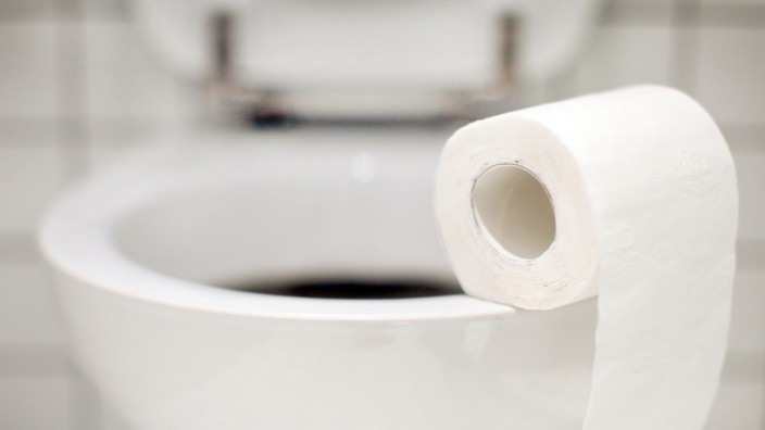 Toilette Toilettenpapier