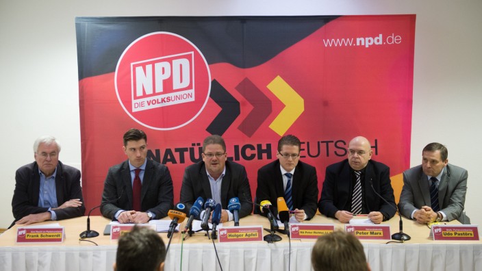 Pressekonferenz der NPD