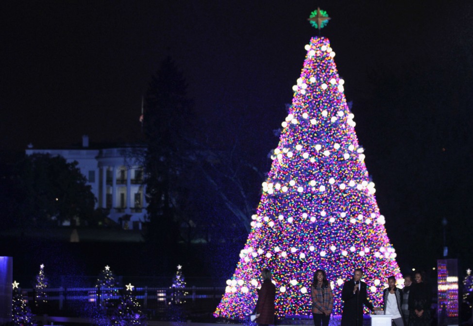 President Obama, First Family, Attend National Christmas Tree Lighting