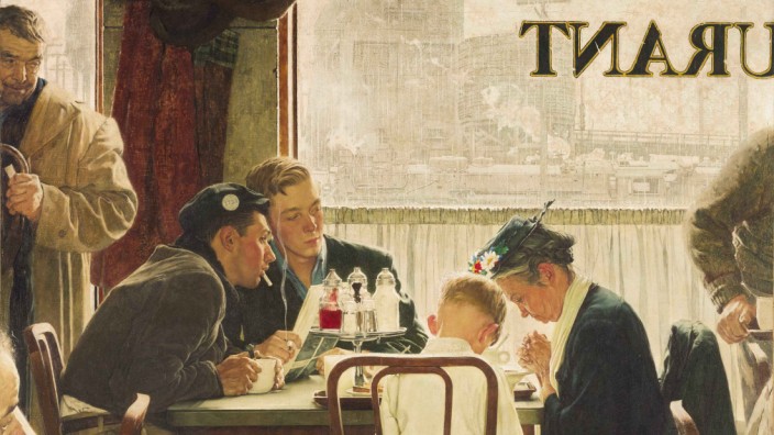 Saying Grace Norman Rockwell Auktion Sotheby's