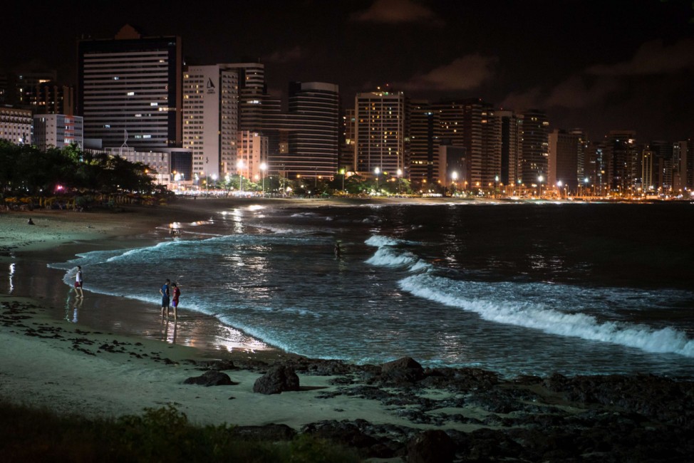 Strand in Fortaleza, Brasilien