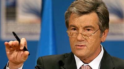 Interview mit Viktor Juschtschenko: Präsident Viktor Juschtschenko will sein Land in die Nato führen