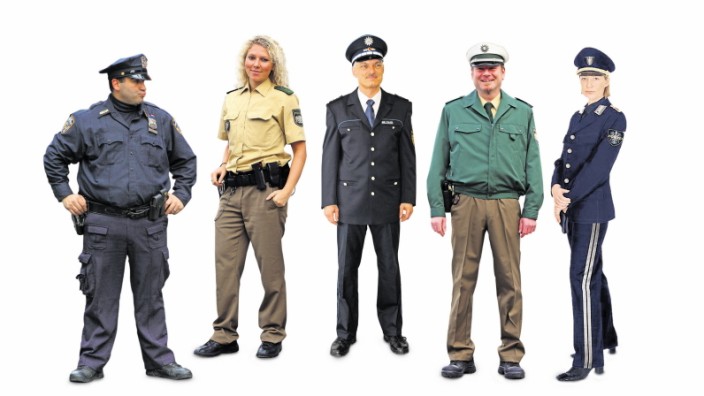 Polizeiuniformen