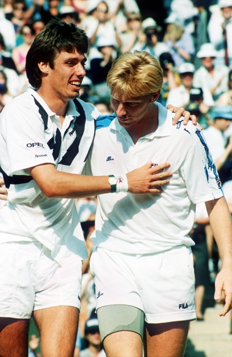 Stich besiegt Boris Becker in Wimbledon 1991