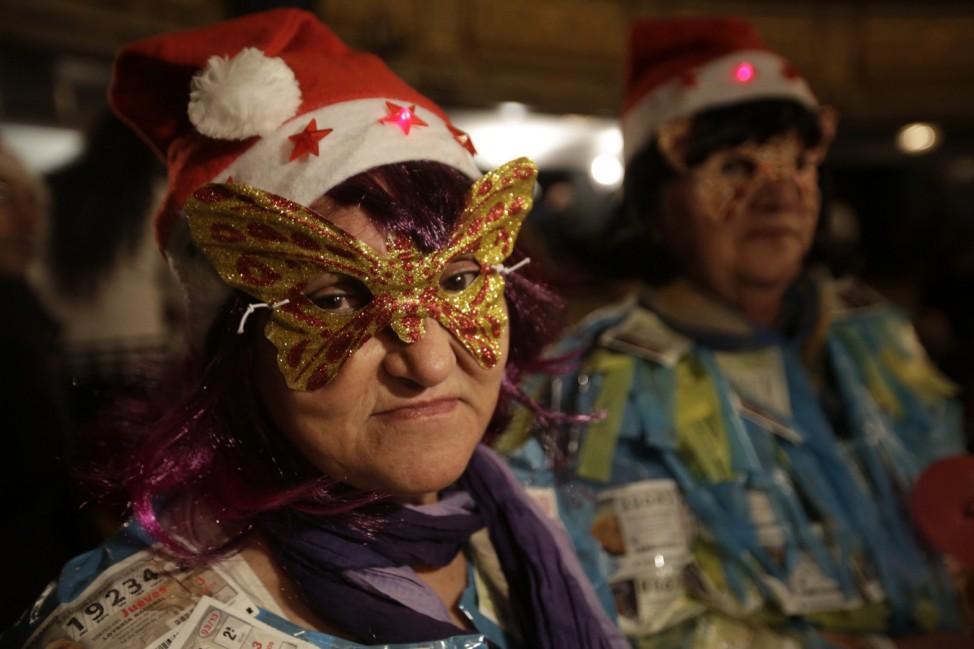Weihnachtslotterie 'El Gordo' in Madrid