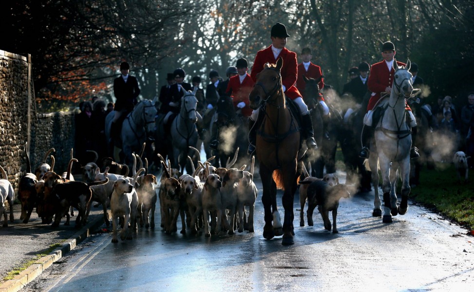 *** BESTPIX *** Riders Meet For The Traditional Boxing Day Hunt