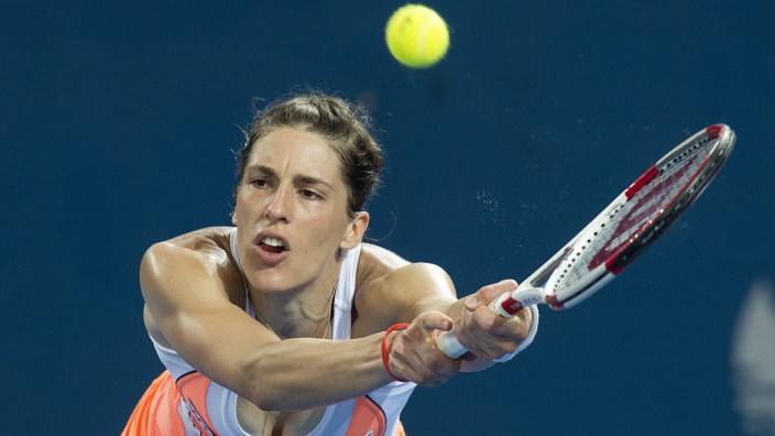 Andrea Petkovic beim Brisbane International tennis tournament
