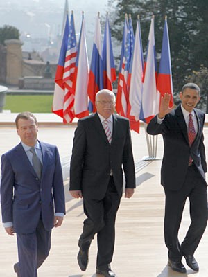 Obama, Medwedjew, Klaus, Reuters