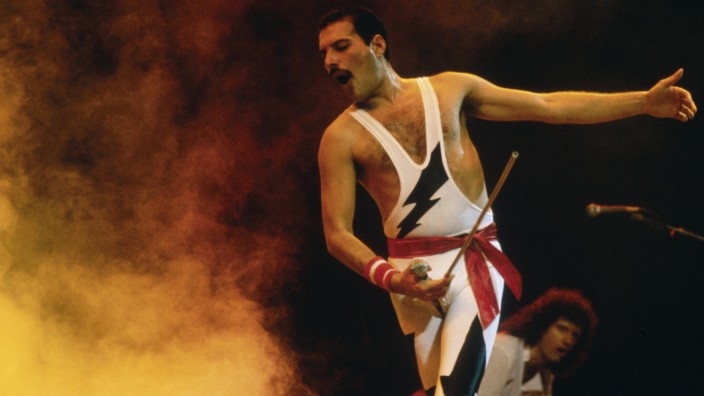 Freddie Mercury On Stage
