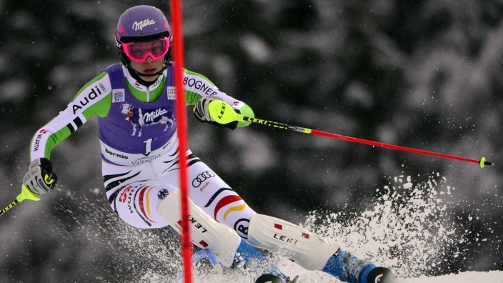 Ski alpin: Fahrfehler im zweiten Lauf: Maria Höfl-Riesch