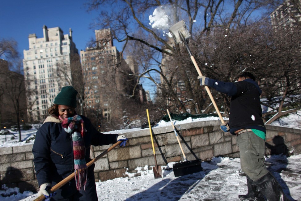 New York Digs Out From Winter Snowstorm