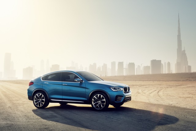 Der BMW Concept X4 ist der Vorbote eines neuen SUV-Coupés, das im Sommer 2014 auf den Markt kommt.
