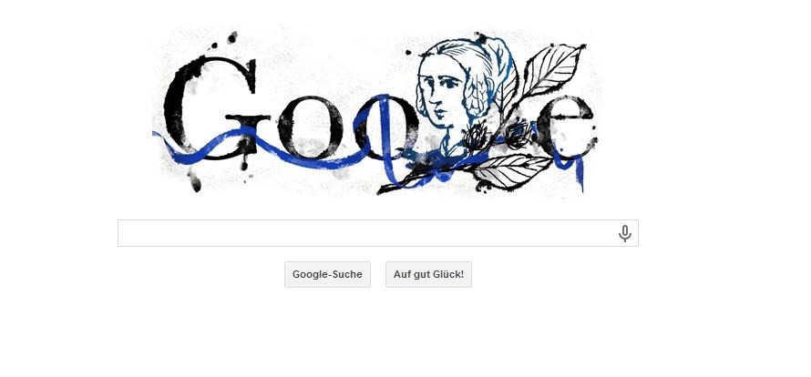 Annette von Droste-Hülshoff, Google Doodle