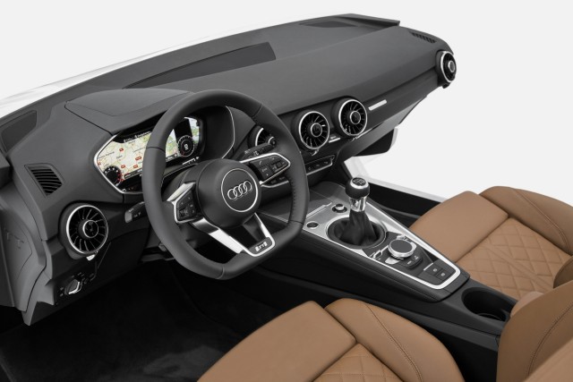 Puristisch, sportlich und clean -  Audi zeigt neues TT-Interieur auf der CES