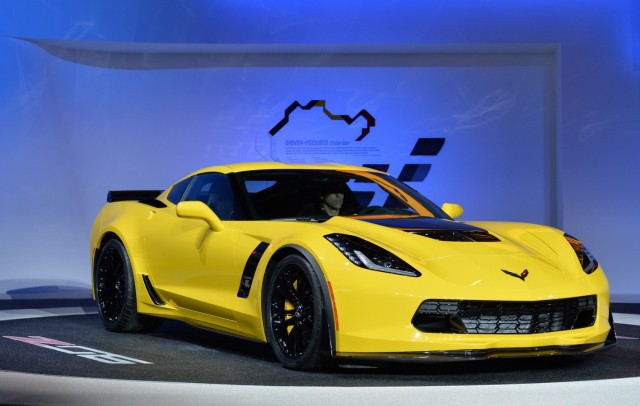 Die neue Corvette Z06 auf der Detroit Motor Show 2014.