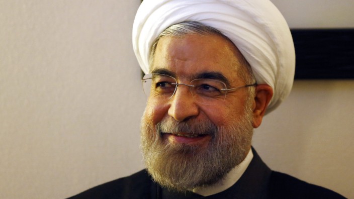 Hassan Ruhani Iran Präsident Weltwirtschaftsforum Davos Schweiz Rouhani