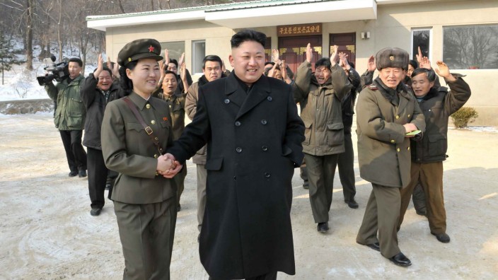 Offerte aus Pjöngjang: Kim Jong Un zu Besuch in der nordkoreanischen Provinz: An Südkorea schickte das Regime jetzt einen offenen Brief.
