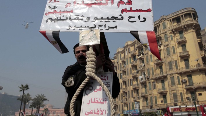 Egyptians mark anti-Mubarak revolt anniversary