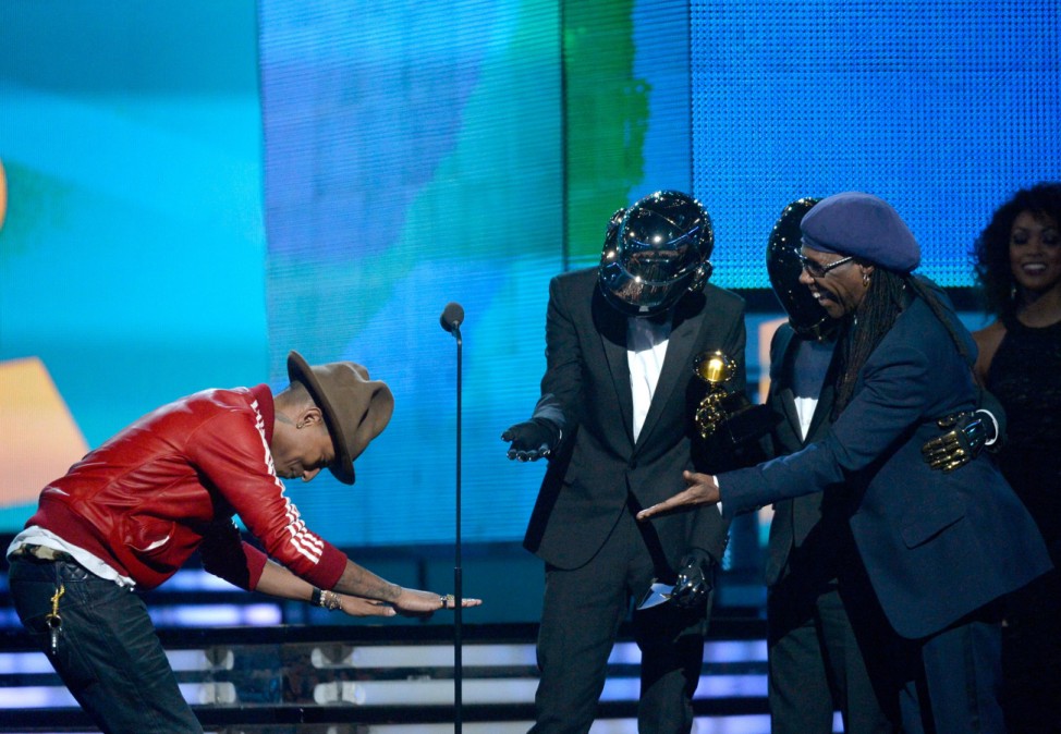 Grammy Awards Los Angeles Daft Punk Pharrell Williams