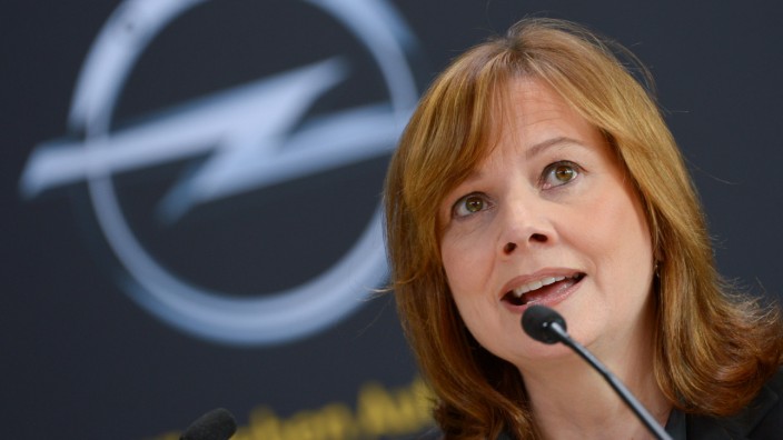 Neue GM-Chefin Barra besucht Opel