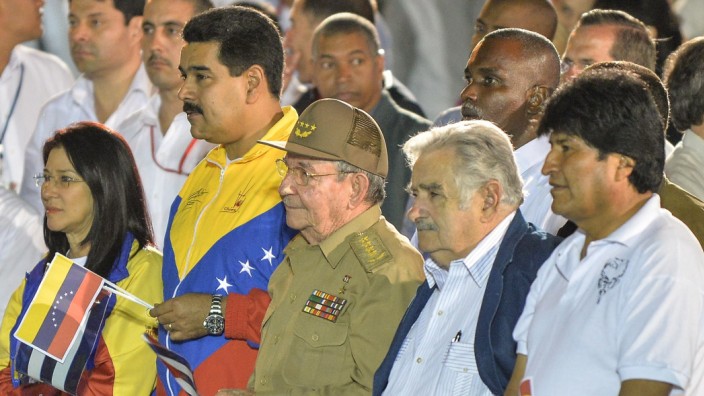 CUBA-POLITICS-VENEZUELA-URUGUAY-BOLIVIA-MARTI