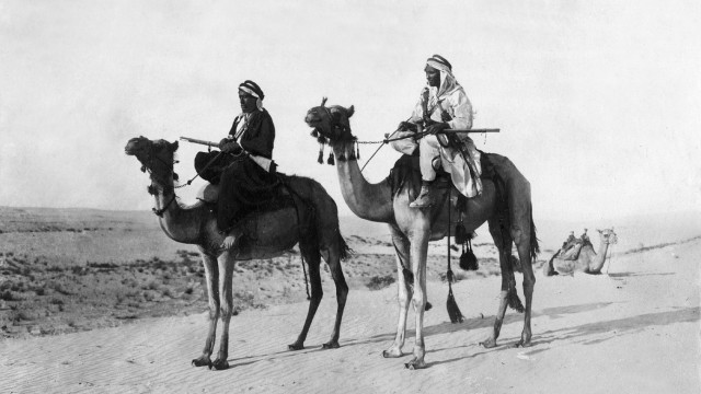 Beduinenpatrouille im ersten Weltkrieg