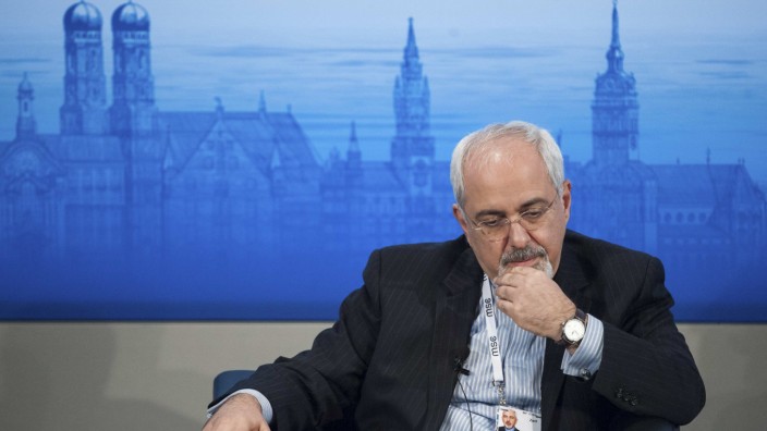 Iran's Foreign Minister Mohammad Javad Zarif attends the annual Munich Security Conference