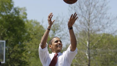 USA: Barack Obamas Lieblingssport ist Basketball.