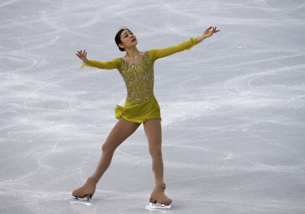 Korea's Yuna Kim competes during the Figure Skating Women's Short Program at the Sochi 2014 Winter Olympics