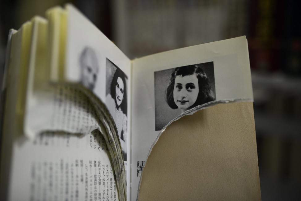 Copies of Anne Frank's diary torn up in libraries across Tokyo