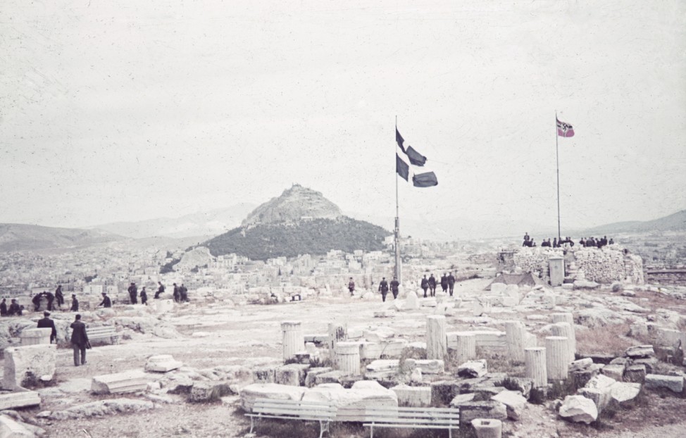Deutsche Wehrmacht in Athen Akropolis