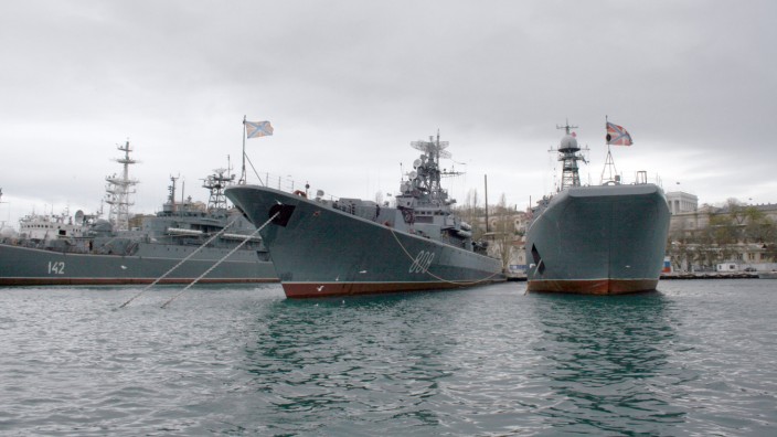 Schwarzmeerflotte auf der Krim