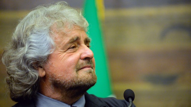 Populismus in Europa: Beppe Grillo, der Gründer und Chef der italienischen Fünf-Sterne-Bewegung.
