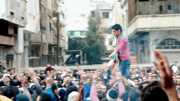 Menschenmenge in Syrien