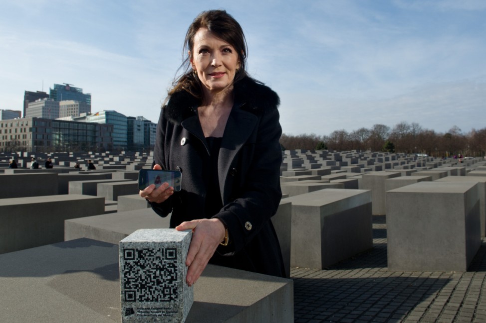 Iris Berben Holocaust-Mahnmal Berlin