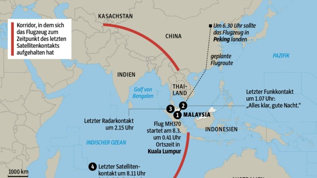 Malaysia Airlines MH370: Übersicht zum Verschwinden der Boeing.