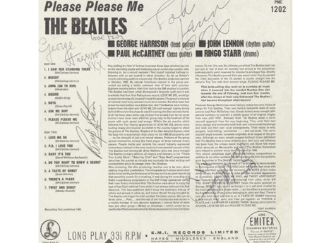 Beatles-Cover des Albums "Please Please Me"