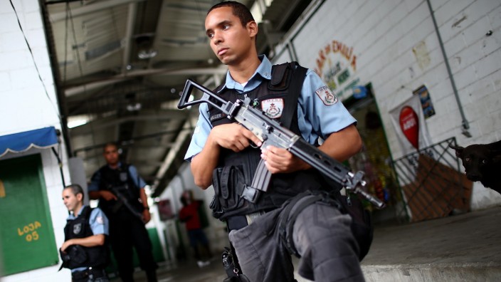 Polizeieinsatz in Rios Favelas