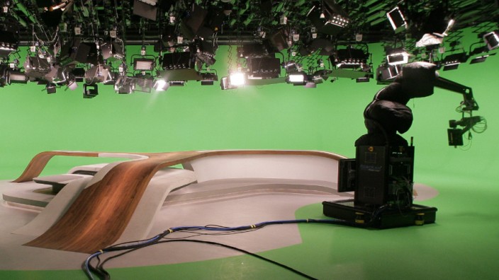 Virtuelles ZDF Nachrichtenstudio