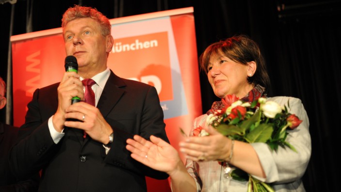 Reiter ist neuer OB: Der neue OB Dieter Reiter bei der SPD-Wahlparty.