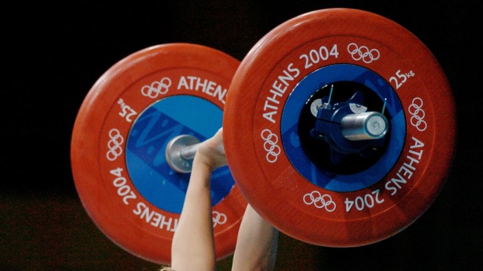 Olympia 2004 Athen Feature Gewichtheben