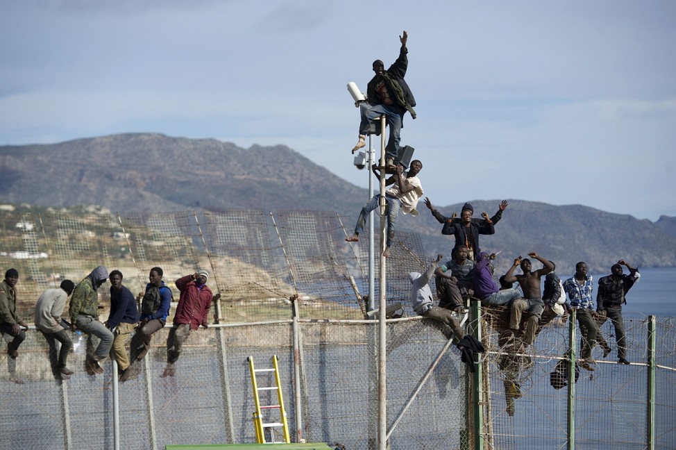 Migrants Seek Asylum In The Spanish Enclave Of Melilla In Northern Africa