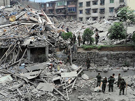 Erdbeben in China; AFP