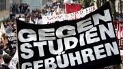 Proteste gegen Studiengebühren in Hessen; ddp