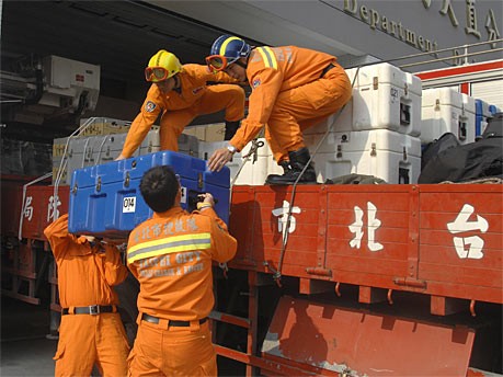 Erdbeben in China; AFP