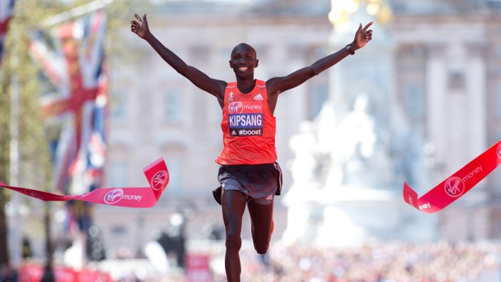 London-Marathon: Lief Streckenrekord: Wilson Kipsang