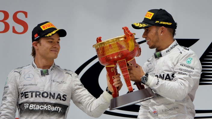 Rosberg und Hamilton in der Formel 1: Zwei, die derzeit in der Formel 1 dominieren: Nico Rosberg und Lewis Hamilton.