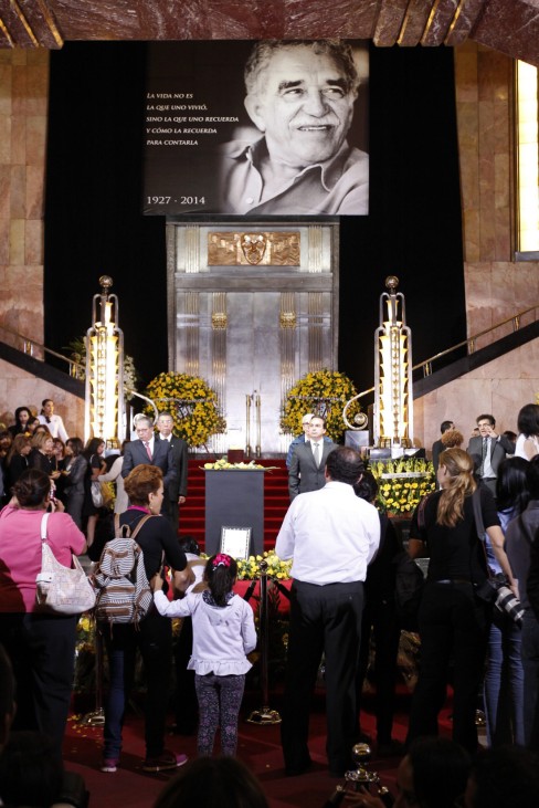 Gabriel Garcia Marquez's farewell in Mexico City
