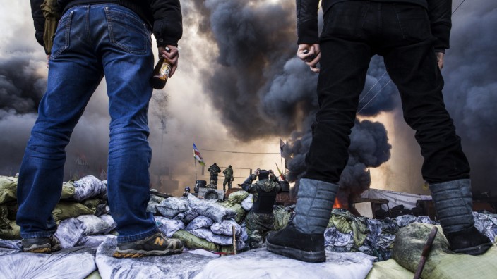 Maidan in Kiew: Im Februar wurden auf dem Maidan-Platz etwa einhundert Demonstranten erschossen.