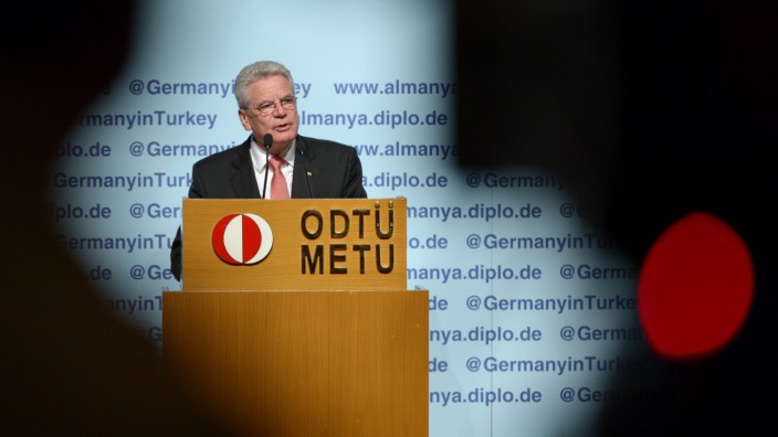 Gauck besucht die Türkei